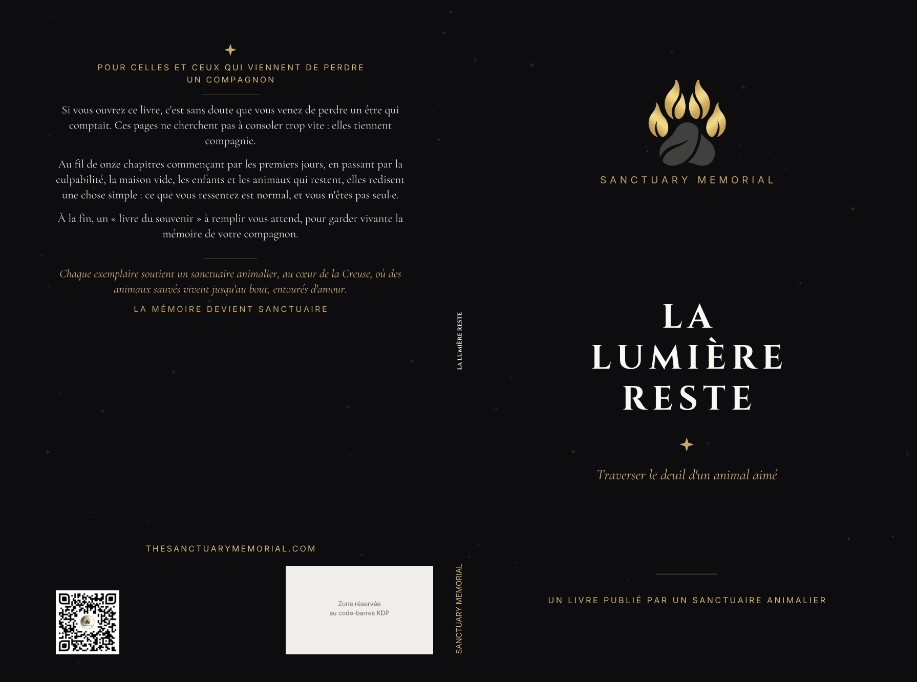 Couverture de l'édition brochée de La lumière reste